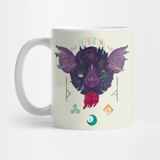 Runic Bat Mug